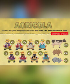 Autocollants pour le jeu de société Agricola (édition révisée 2016)