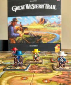 Autocollants pour le jeu de société Great Western Trail (deuxième édition)