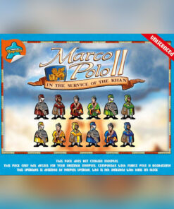 Autocollants pour le jeu de société Marco Polo II: In the Service of the Khan