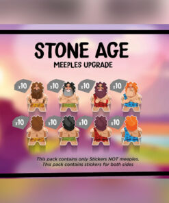 Autocollants pour le jeu de société Stone Age