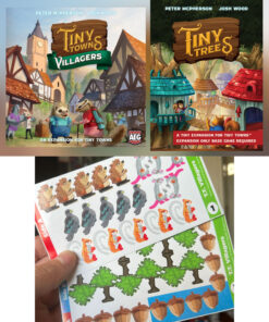 Autocollants pour les extensions Villagers et Tiny Trees du jeux de société Tiny Towns