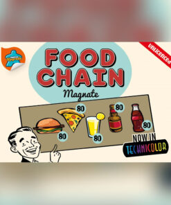 Autocollants pour le jeu de société Food Chain Magnate