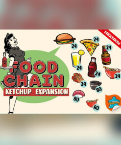 Autocollants pour l'extension Ketchup (Food Chain Magnate)