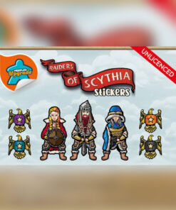 Autocollants pour le jeu de société Raiders of Scythia (Pillards de Scythie) par Meeples Upgrade