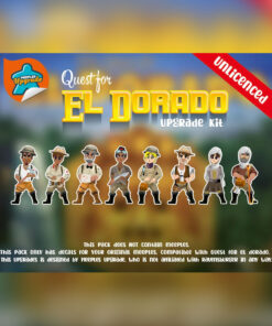 Autocollants pour le jeu de société The Quest for El Dorado