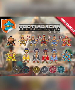 Autocollants pour le jeu de société Teotihuacan: City of Gods (Meeples Upgrade)