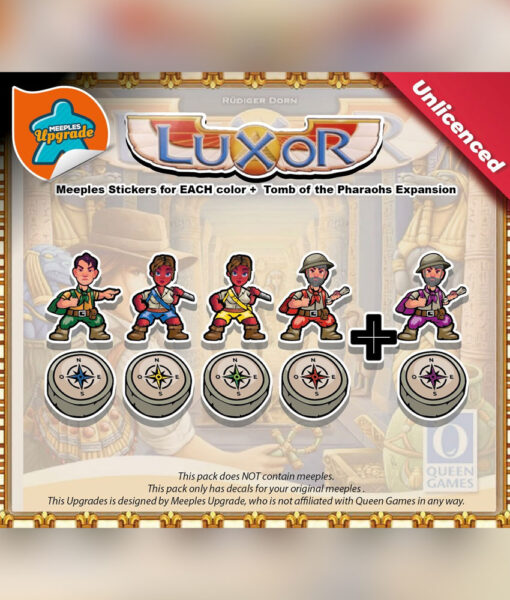 Autocollants pour le jeu de société Luxor
