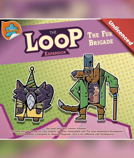 Autocollants pour le jeu de société The Loop: The Fur Brigade
